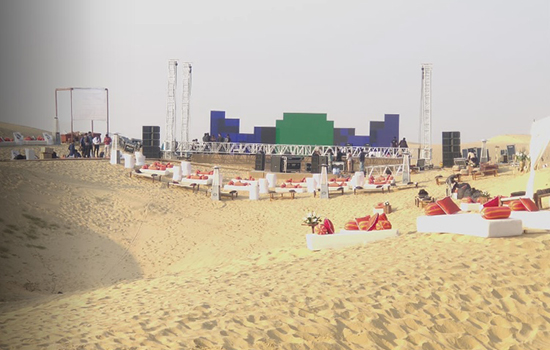 dinner on dunes