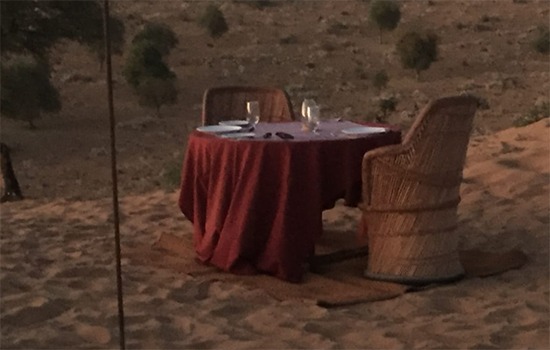 Desert sundowner